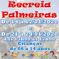 Fotos do evento 1ª Semana do Recreia Palmeiras 2020